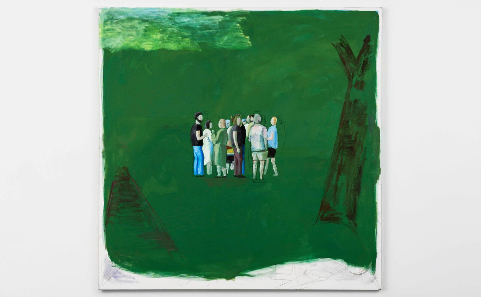 Lurid Green Canvases